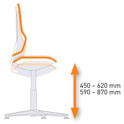 Fauteuil ergonomique Neon dossier haut