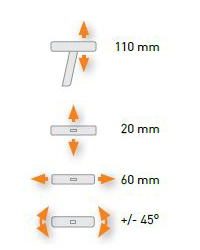 Accoudoirs 4D siège ergonomique NEON