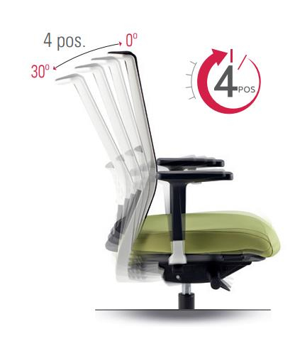 Chaise de bureau haute ergonomique Se7en LX002